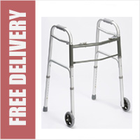 Folding Walking Frame With Wheels